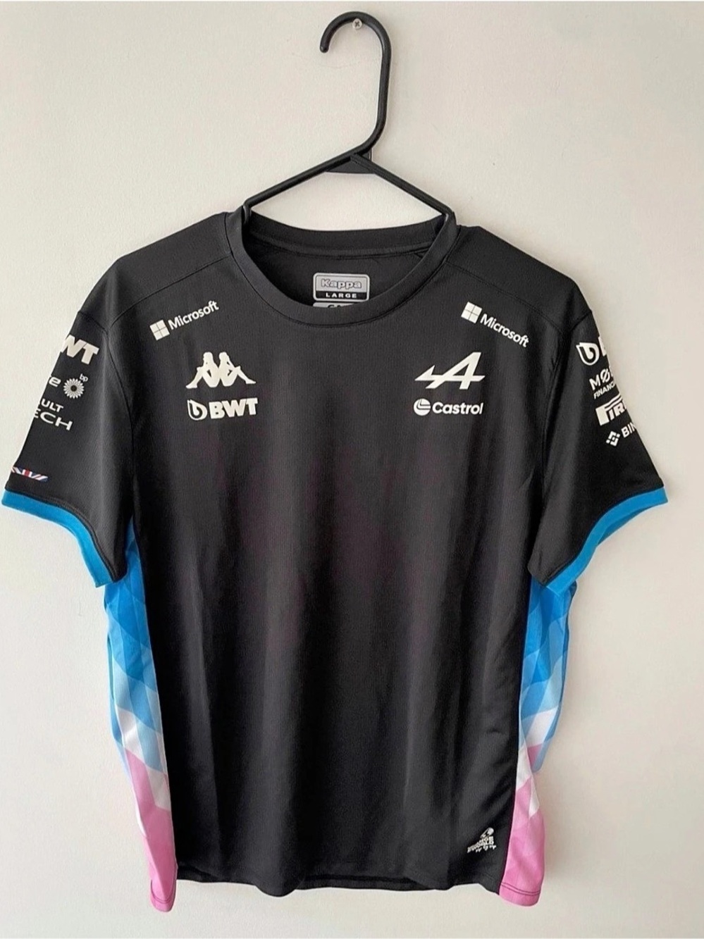 Kappa BWT Alpine F1 Team Racing T-Shirt Size L NEW